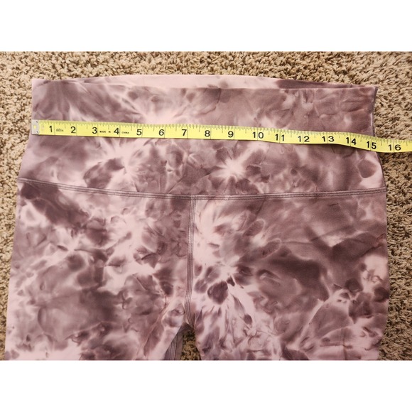 Lululemon Align High-Rise Pant 28 Diamond Dye Light Sage Medium Olive Size 12 - Picture 5 of 8